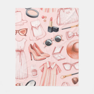 Cobertor De Velo Ilustrações de moda. Padrão sem costura