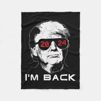 Cobertor De Velo Im Back Trump 2024 Patriotic Leva A América De Vol