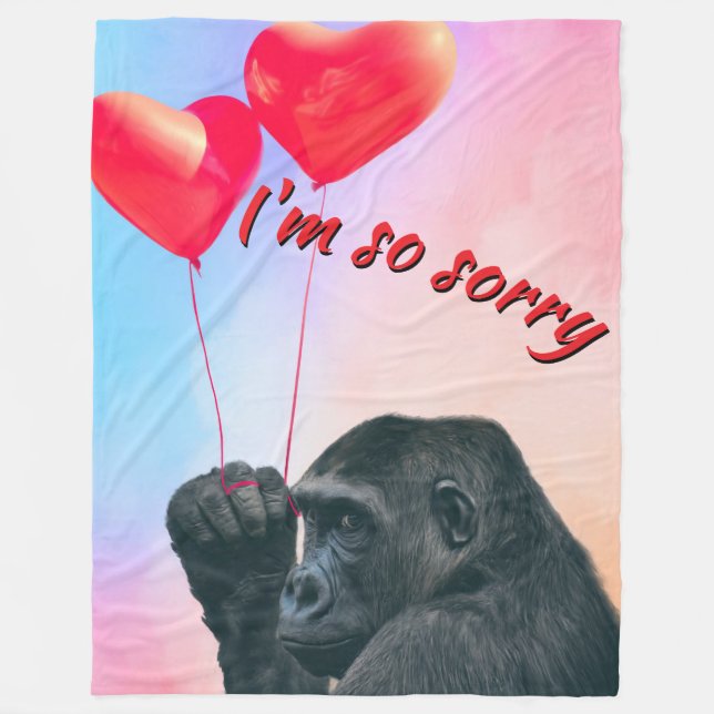 Cobertor De Velo "I'm so sorry" (Frente)