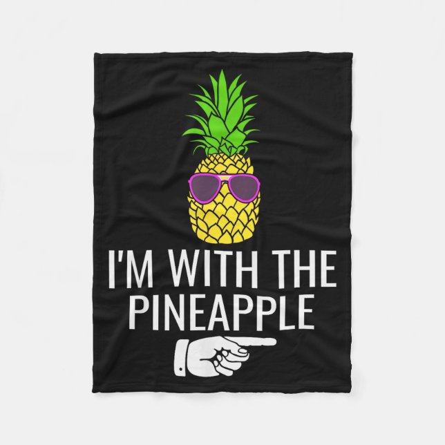 Cobertor De Velo I'm With Ne Shirt Funny Ne Halloween Costume  (Frente)