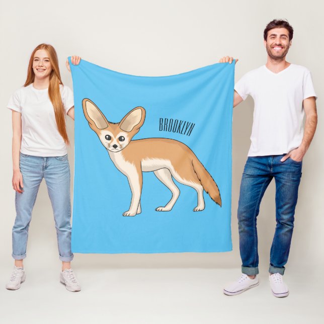 Cobertor De Velo Imagem de desenho animado de fennec fox (In Situ)
