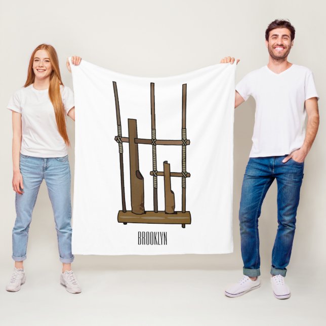 Cobertor De Velo Imagem de desenhos angklung (In Situ)