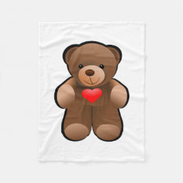 Cobertor De Velo Imagem do urso de ursinho