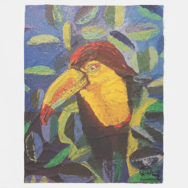 Cobertor De Velo Imagen de mi obra arte Tucán
