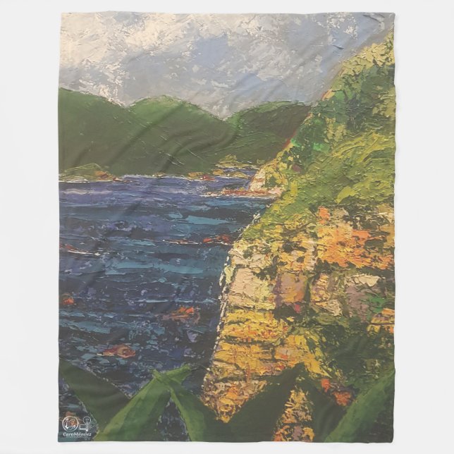 Cobertor De Velo Imagen de mi obra La roca (Frente)