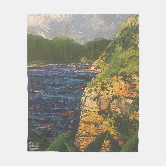 Cobertor De Velo Imagen de mi obra La roca (Frente)