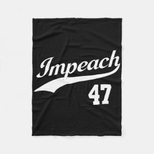 Cobertor De Velo Impeach 47 Anti-Trump Impeach Trump Resist 8647 86