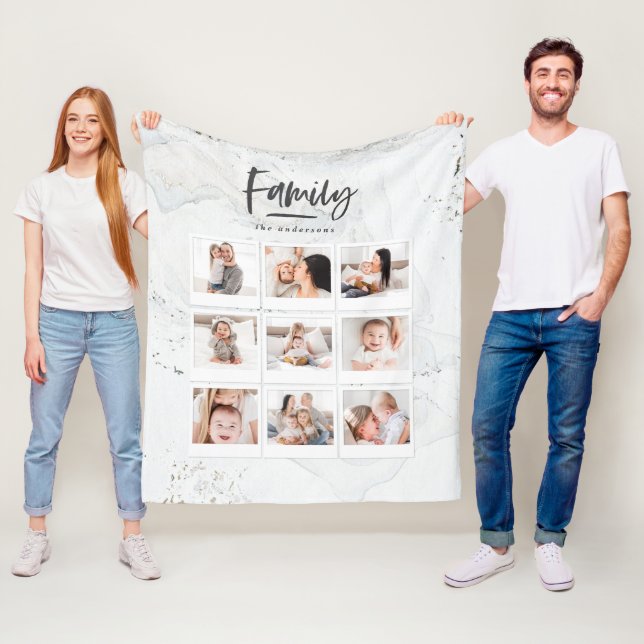 Cobertor De Velo Impressão de fotografia multifotografia da família (In Situ)
