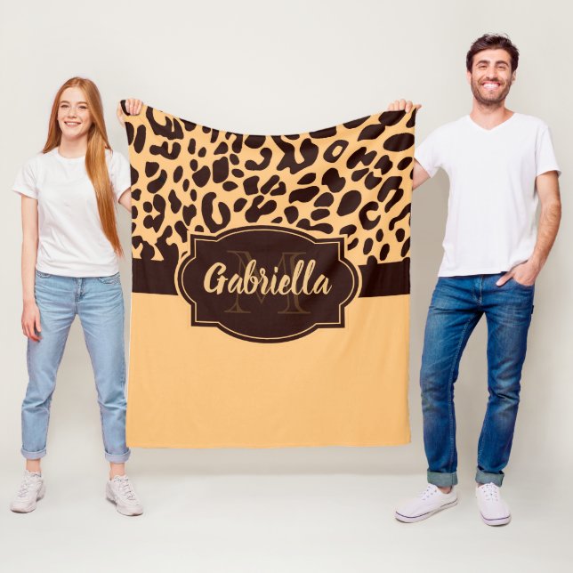 Cobertor De Velo Impressão de Leopardo Bonito (In Situ)