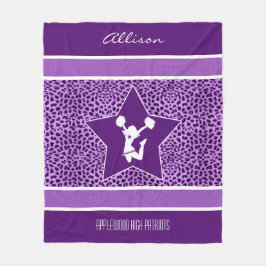 Cobertor De Velo Impressão do elogio/chita de Pom com monograma no