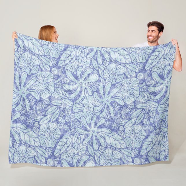 Cobertor De Velo Impressão Havaiana Naupaka ilima tiare flores (In Situ)