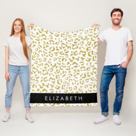 Cobertor De Velo Impressão Leopardo, Leopardo Dourado, Literatura,