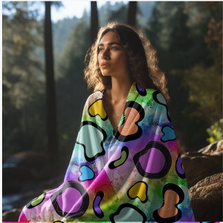 Cobertor De Velo impressão rosa