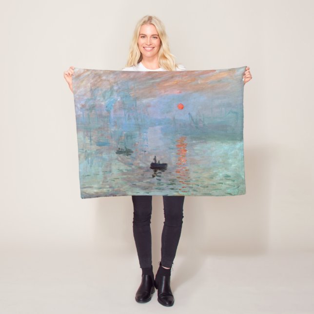 Cobertor De Velo Impressão, Sunrise, Claude Monet, 1872 (In Situ)