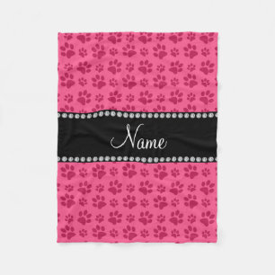 Cobertor De Velo Impressões cor-de-rosa conhecidos personalizados