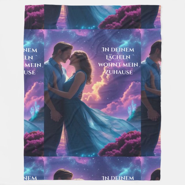Cobertor De Velo In deinem Lächeln wohnt mein Zuhause (Frente)