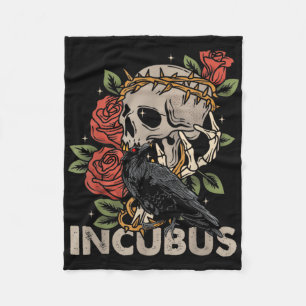 Cobertor De Velo Incubus Crow Esquerdo Folheto Esquerdo Frota Hallo