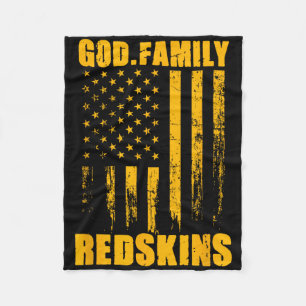 Cobertor De Velo Indian Creek Redskins Deus. Família. Vintage Bande