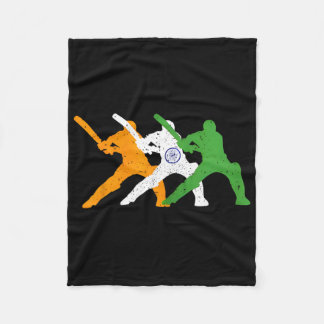 Cobertor De Velo Indian Cricket Team Cricketer Fan Tsmen Flag Of In