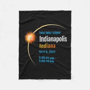 Cobertor De Velo Indiana No Eclipse Solar Total 2024 1