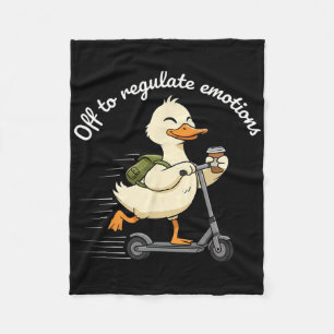 Cobertor De Velo Indo Regular Emocões Funny Goose Saúde Mental