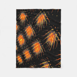 Cobertor De Velo Inferno Comet Trails Fleece Blanket