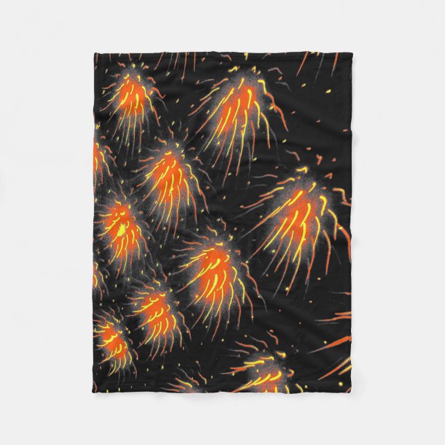 Cobertor De Velo Inferno Comet Trails Fleece Blanket (Frente)