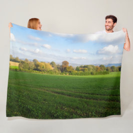 Cobertor De Velo Inglês Autumn Countryside - Personalizado