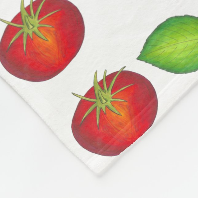 Cobertor De Velo Ingredientes de Comida italianos Mozzarella Tomato (Quina)