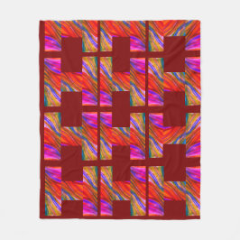 Cobertor De Velo Inspirações do Deserto Maroon