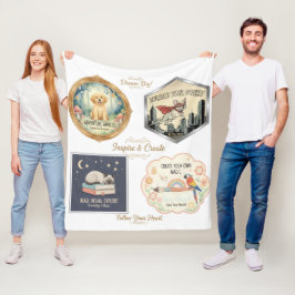 Cobertor De Velo Inspirational animals and kids art collection