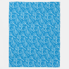 Cobertor De Velo Instrumento de música irlandês Fleece Blanket