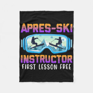 Cobertor De Velo Instrutor de Après-ski Primeira Lição Grátis Camis
