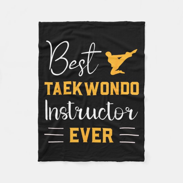 Cobertor De Velo Instrutor de Taekwondo Ever Artes Marciais (Frente)