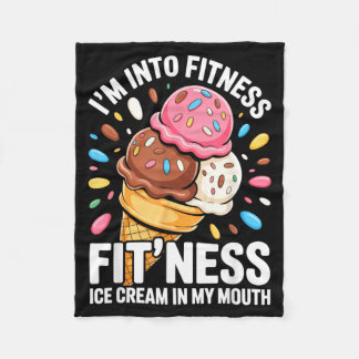 Cobertor De Velo Into Fitness Fitness Ice Cream in Mouth Shirt