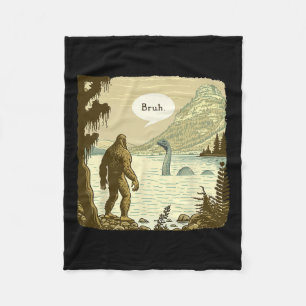 Cobertor De Velo Introdutor do Monstro do Ness Ness, Sasquatch Loch