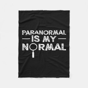 Cobertor De Velo Investigador Paranormal Fantasma Caçando Presente