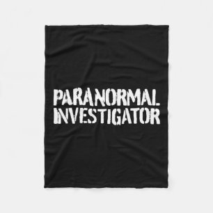 Cobertor De Velo Investigador Paranormal Fantasmas de Caça Paranorm