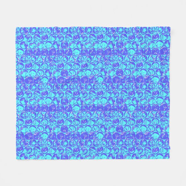 Cobertor De Velo invólucro de bolhas de pop (Frente (Horizontal))