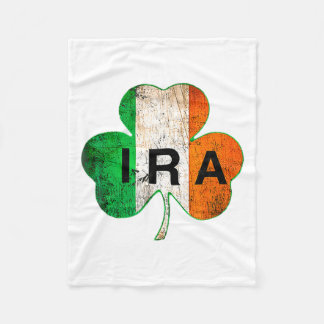 Cobertor De Velo Ira Irish Lucky Shamrock St Patricks Day Ireland T