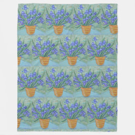 Cobertor De Velo Iris Blossoms