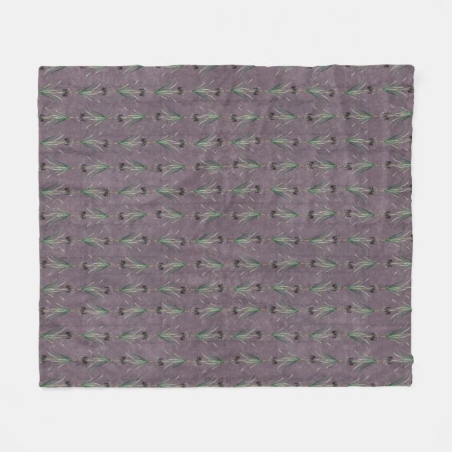 Cobertor De Velo Íris Negra em tapeçaria antiga (Frente (Horizontal))