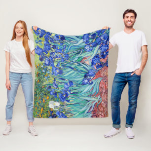 Cobertor De Velo Irises Vincent van Gogh