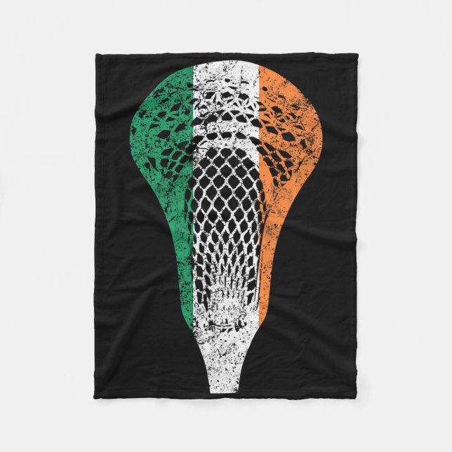 Cobertor De Velo Irish Flag Ireland Lacrosse (Frente)