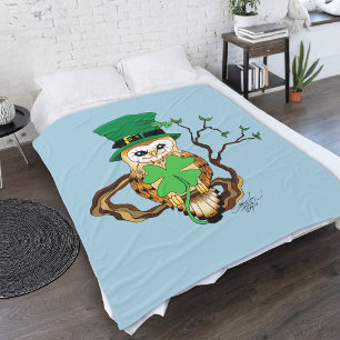 Cobertor De Velo Irish Owl