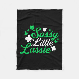 Cobertor De Velo Irish Sassy Little Lassie