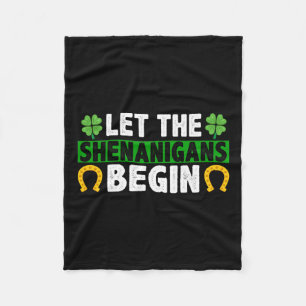 Cobertor De Velo Irlandês Que Os Shenanigans Comecem