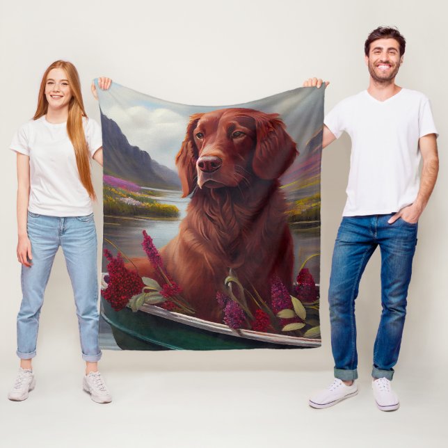 Cobertor De Velo Irlandês Vermelho em um Paddle: Uma Aventura Cênic (In Situ)