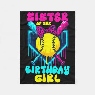 Cobertor De Velo Irmã Da Menina Do Aniversário Sorvete Softll Drip 