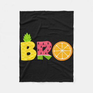 Cobertor De Velo Irmão Engraçado Amante de Frutas de Verão Meninos